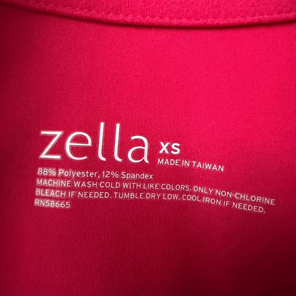 Zella Bright Red Full Zip Performance Jacket Size XS - Picture 4 of 4